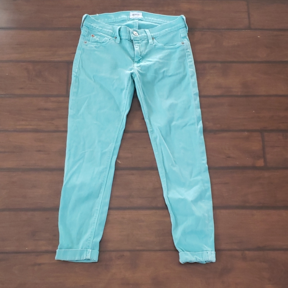 Hudson mint cropped pants